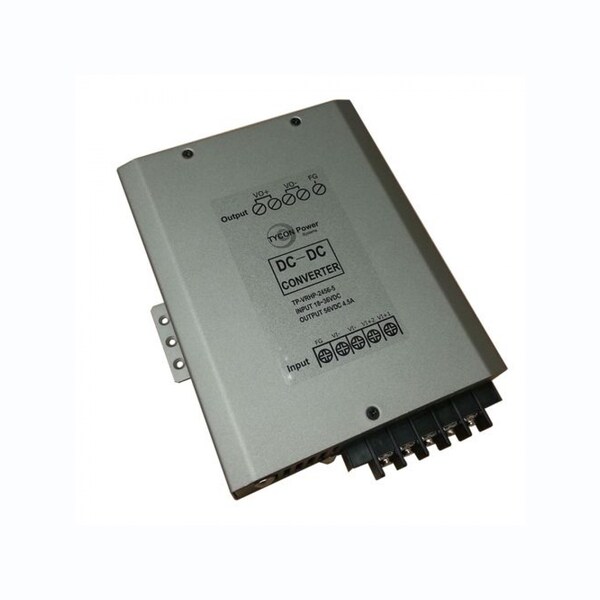 DC to DC Converter, 18-36V DC to 56V DC, 250VA, 0 Hz, DIN Rail, Metal